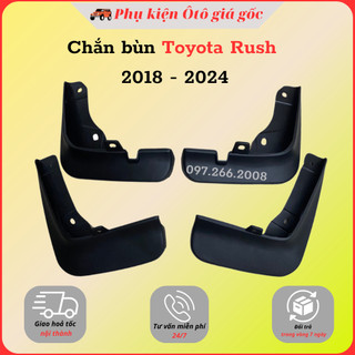 Bộ 4 chắn bùn xe toyota rush 2018 - 2022, 2023, 2024 nhựa deo cao cấp