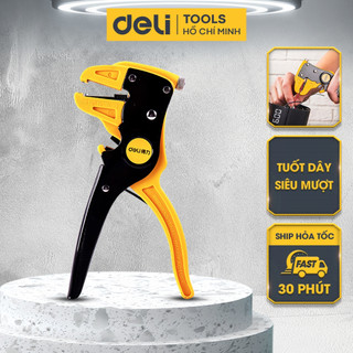 Kìm Tuốt Dây Điện Mỏ Quạ Chính Hãng DELI - Tay Cầm Chống Trượt Chắc Chắn - Chất Liệu Cao Cấp Bền Bỉ