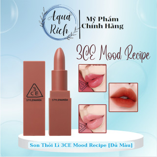 Son Thỏi 3CE Mood Recipe On&On 218+219+220+221+222+231+215