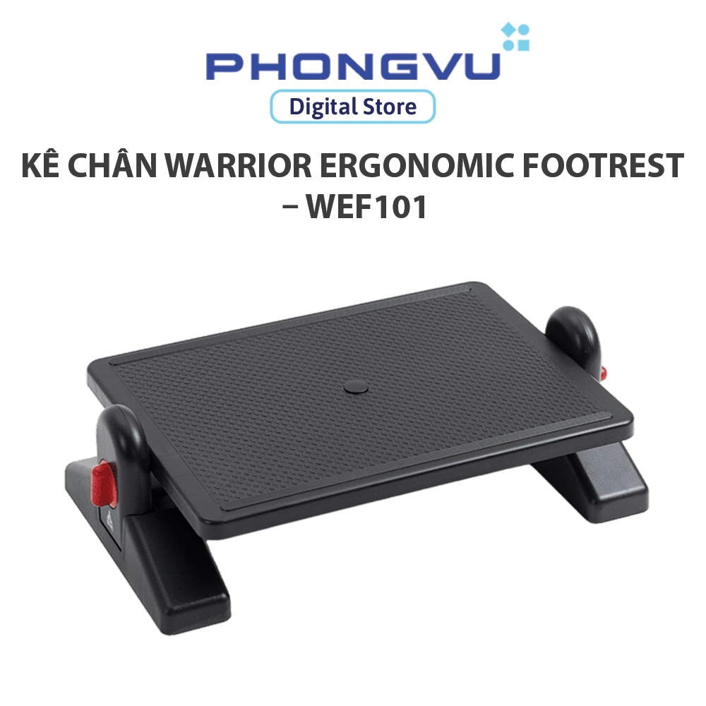 Kê chân WARRIOR Ergonomic Footrest – WEF101 (Quà tặng) - Không bảo hành