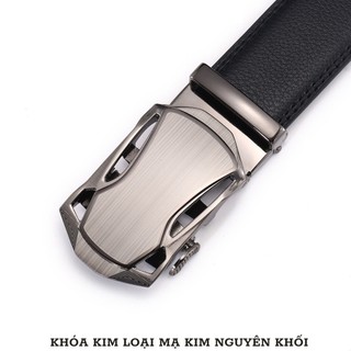 Dây nịt da, mặt khóa tự động cao cấp thời trang