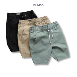 Quần short đũi nam PUNDO chất liệu linen cao cấp co giãn nhẹ màu dễ phối PUNDO QSPD20