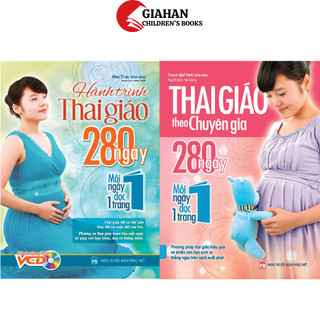 Sách - Combo 2 Cuốn: Thai giáo theo chuyên gia và Hành trình thai giáo 280 ngày