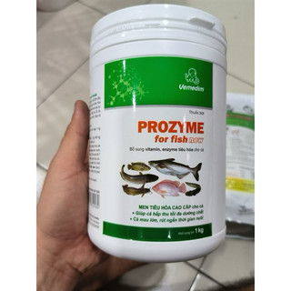 Prozyme cá lon 1kg men tiêu hoá cho cá ,ếch,tôm,baba bột men bổ sung vi sinh vật có lợi cho thủy sản