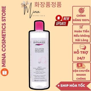 Nước Tẩy Trang Byphasse Solution Micellaire 500ml Làm Sạch Sâu, Ngăn Ngừa Mụn - Mina Cosmetics Store