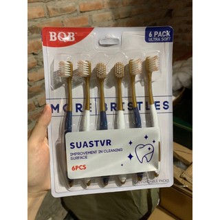 Vỉ 6 Bàn Chải Đánh Răng CHOCOIKES Lông Mềm Siêu Êm