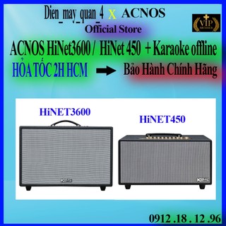 Loa karaoke acnos hinet 3600 / hinet3600 - tích hợp máy hát karaoke