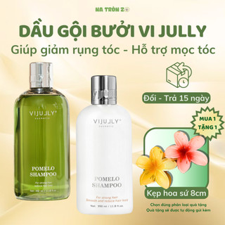 [ TẶNG KẸP HOA SỨ] Dầu Gội Bưởi VI JULLY BHA 2% Dưỡng ẨmGiảm Rụng Tóc, Kiềm Dầu, Giảm Gàu - Nấm, Hỗ Trợ Mọc Tóc