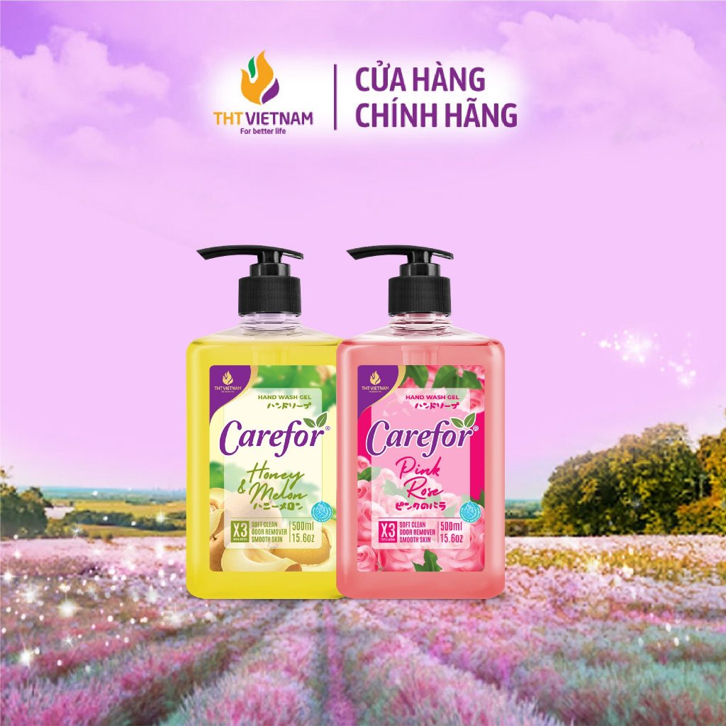 Combo 2 chai Sữa rửa tay diệt khuẩn Carefor