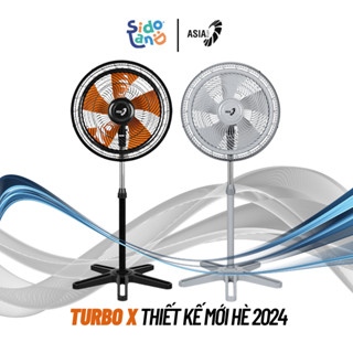 [HCM] Quạt đứng bán công nghiệp ASIA TURBO X 80W 5 cánh - BH 24 tháng