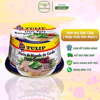 Pate heo tulip 125g - nhập khẩu đan mạch