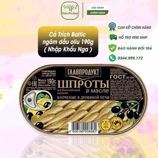 Cá Trích Baltic ngâm dầu oliu 190g