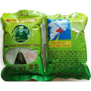 gạo st 25 bao 5kg