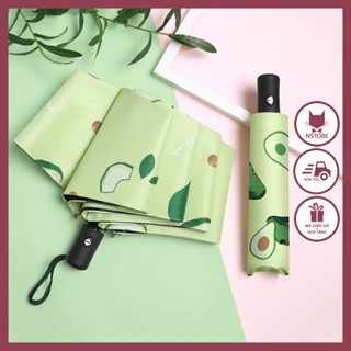 Ô Dù gấp gọn , dù che mưa , chống tia UV 8 nan ( nhiều mẫu họa tiết )