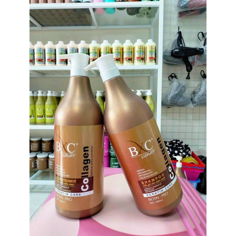 Dòng gội xả BXC LUXURY cao cấp siêu to 1,8L