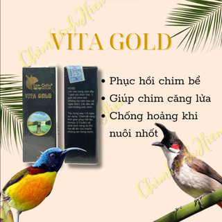 Vita gold cho chim thi đấu căng lửa, dùng được mọi dòng chim - vitamin gold chim cảnh