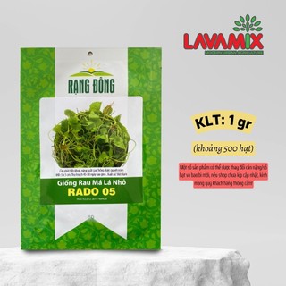 Hạt giống Rau Má Lá Nhỏ Rado 05 (1g~500 hạt) hiệu Rạng Đông trồng quanh năm, sinh trưởng khỏe | Green House