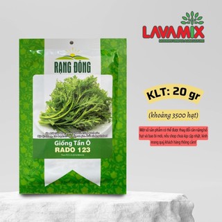 Hạt giống Tần Ô Rado 123 (20g~3500 hạt) hiệu Rạng Đông chịu nhiệt tốt, dễ chăm sóc | Green House