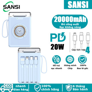 Sạc dự phòng 20000mah sạc nhanh mini pin dung lượng lớn sạc được nhiều điện thoại
