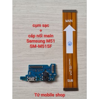 Cụm sạc zin , cáp nối main samsung m51 sm-m515f
