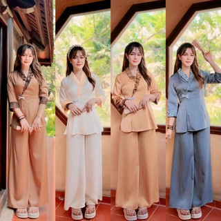 Pháp phục đi lễ , đồ lam đi chùa , đồ bộ bà ba -sd304