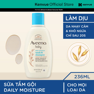  Sữa tắm gội toàn thân Aveeno baby 236ml