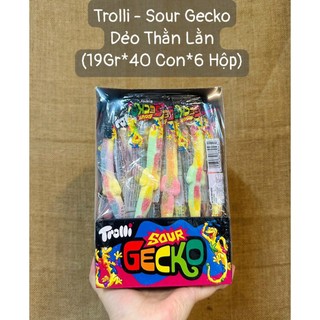 [GÓI LẺ 19G] Kẹo Dẻo TROLLI Sour Gecko Thằn Lằn - Đức