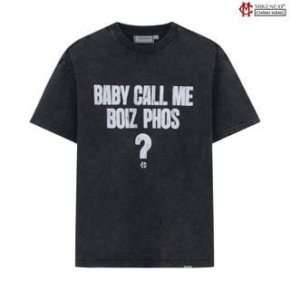 Áo phông nam mikenco baby call me boiz phos? t-shirt