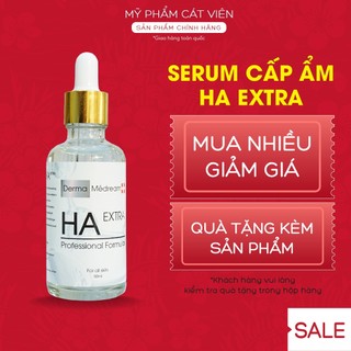 Serum tinh chất HA Derma, dưỡng ẩm cấp nước, kiềm dầu căng bóng da, se khít lỗ chân lông, trẻ hóa da - size nhỏ 50ml