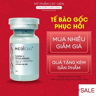 Tế bào gốc tái tạo da Plantex Medicell, chăm sóc da lăn kim, làm trắng da mờ thâm, se khít lỗ chân lông - lọ lẻ 5ml