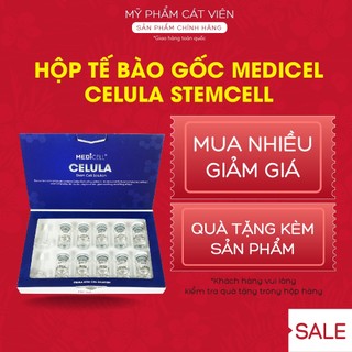 Tế bào gốc tái tạo, làm trắng, phục hồi da, se khít lỗ chân lông, dưỡng ẩm Celula Stem Cell Medicell- hộp 10 lọ