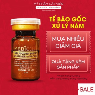 Tế bào gốc nám Melatox Medicell Hàn Quốc, serum mờ nám tàn nhang thâm sạm, trẻ hóa tái tạo làm trắng da 6 ml