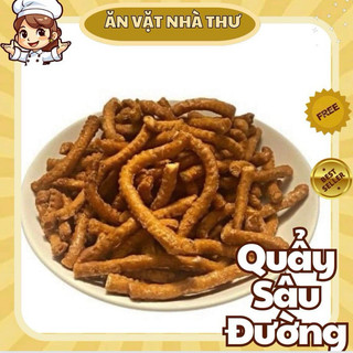 Quẩy sâu đường hương gừng, bánh quẩy sâu tuổi thơ