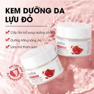Kem dưỡng da mặt dưỡng trắng, cấp ẩm, mờ thâm, ngăn ngừa lão hóa Sadoer tinh chất lựu, nha đam, vitamin C dịu nhẹ 50ml