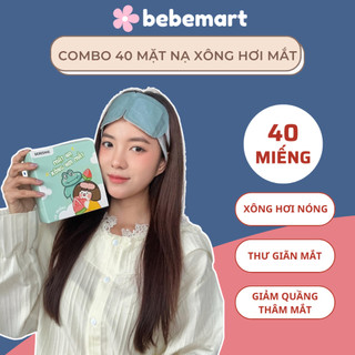 Mặt nạ mắt xông hơi mắt chườm mắt nóng bebechic giúp thư giãn mắt