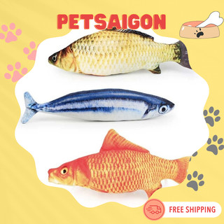 ĐỒ CHƠI CON CÁ NHỒI BÔNG CATNIP CHO MÈO