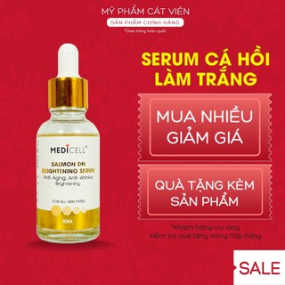 Serum dưỡng da cá hồi Medicell, dưỡng trắng, kiềm dầu giảm mụn, se khít lỗ chân lông, Salmon DN Brightening