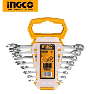 Bộ 8 cờ lê vòng miệng (6-19mm) INGCO HKSPA1088