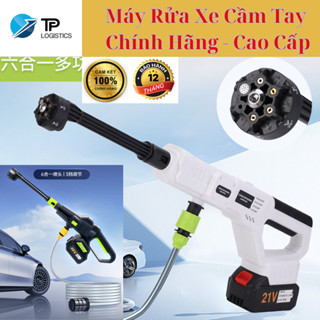 (FREESHIP) MÁY RỬA XE CẦM TAY CAO CẤP - ĐỘNG CƠ KHÔNG CHỔI THAN ( CÓ BẢO HÀNH)