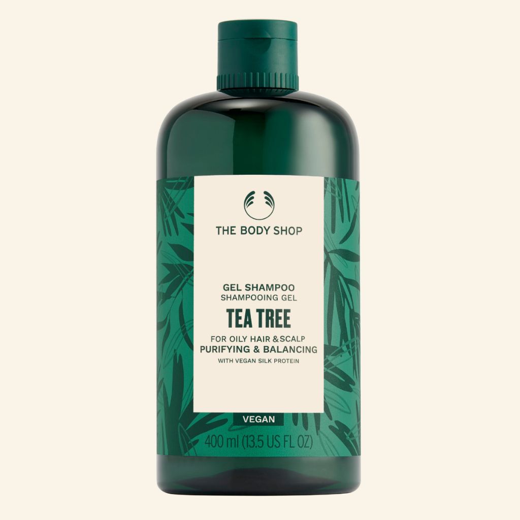Dầu Gội Tràm Trà Tea Tree Purifying and Balancing Shampoo 400ml The Body Shop