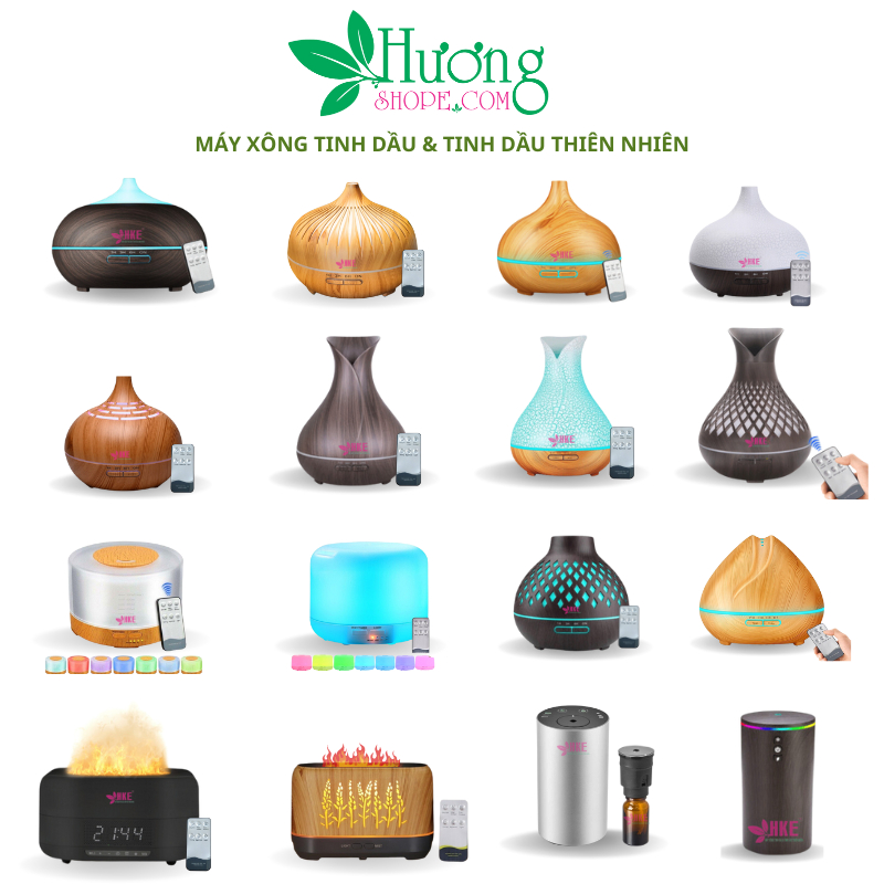 Máy Xông Tinh Dầu Khuếch Tán Aroma Cao Cấp - Máy Phun Sương Tinh Dầu Tạo Hương Thơm, Khử Mùi Phòng Ngủ, Phòng Khách