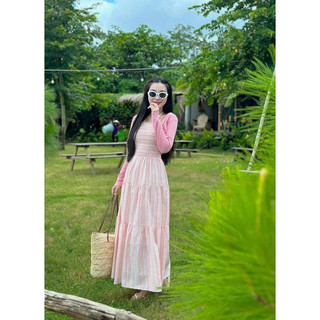 Set đầm yếm kèm khoác🎀