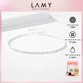 Lắc chân bạc CDE Twinkle Silver Anklet CDE9008SV - Lắc chân nữ Lamy bạc S925 cao cấp