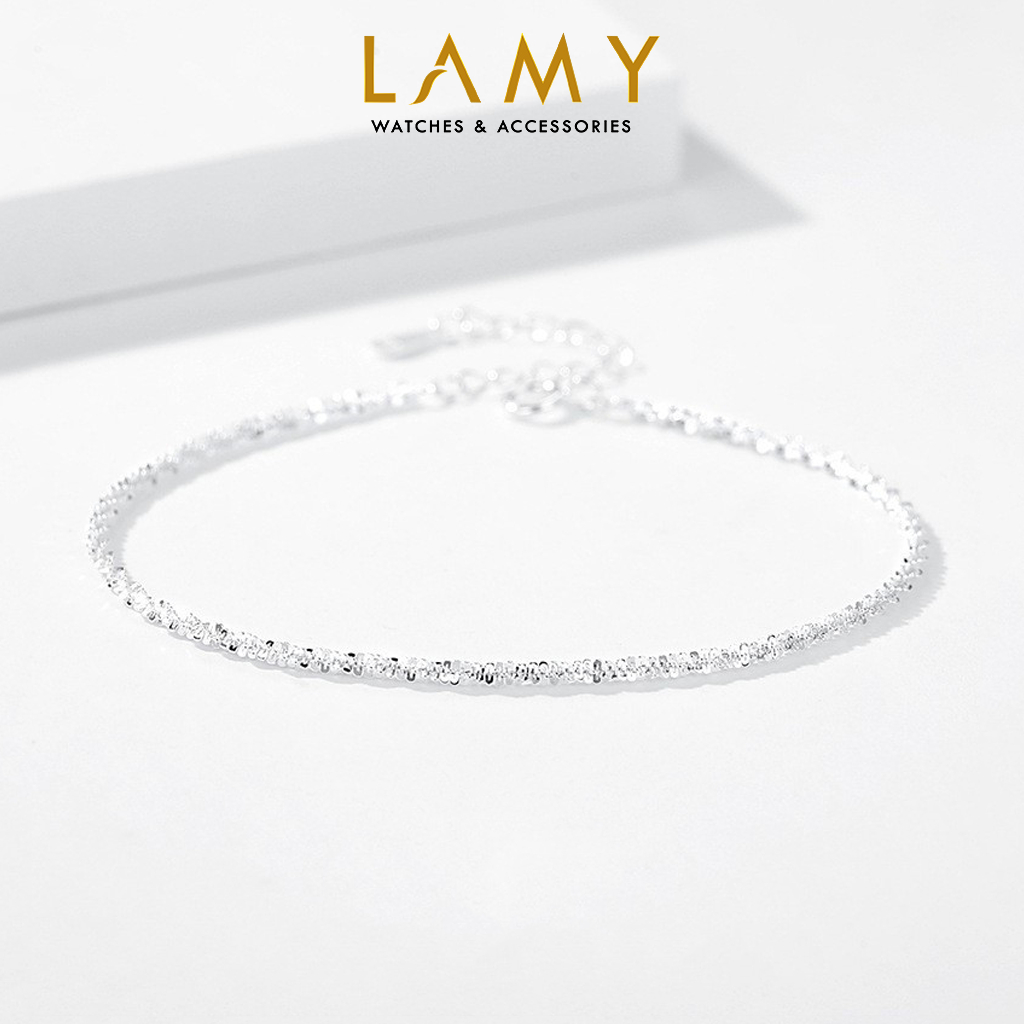 Lắc chân LAMY Twinkle Silver Anklet 9008 - Lắc chân nữ cao cấp