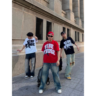 Áo thun VIBE STAR Tee local brand unisex - Áo phông nam nữ tay lỡ, form BOXY wearzone
