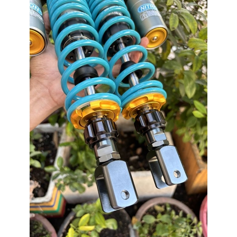 Phuộc Nitron bình dầu gắn SHVN tăng chỉnh thật