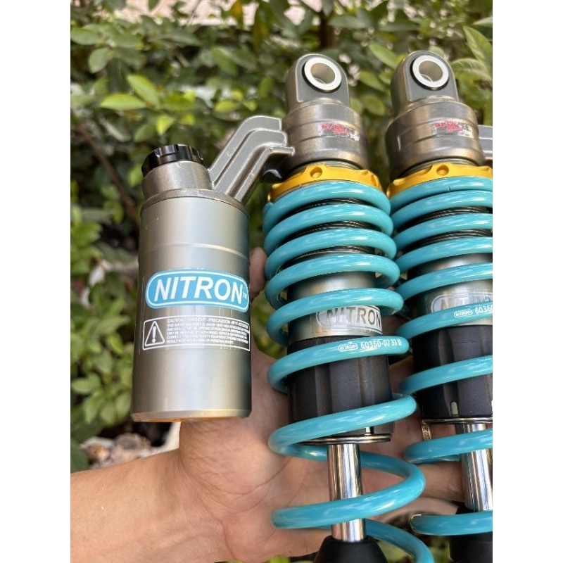 Phuộc Nitron bình dầu gắn SHVN tăng chỉnh thật