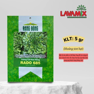 Hạt giống Cải Hoa Hồng Rado 685 (5g~500 hạt) hiệu Rạng Đông trồng quanh năm, sinh trưởng khỏe | Green House