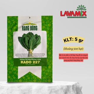 Hạt giống Cải Kale Khủng Long Rado 227 (5g~500 hạt) hiệu Rạng Đông nảy mầm tốt | Green House