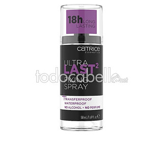 Xịt khoá nền makeup catrice không chứa cồn ultra last fixing spray 18h 50ml